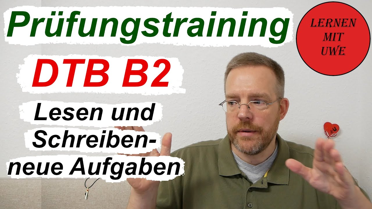 Deutsch-Test für den Beruf B2 – 06a – Neue Aufgaben zum Prüfungsteil Lesen und Schreiben