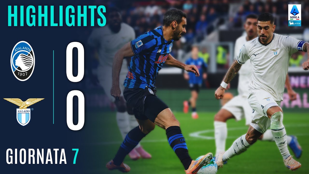 ATALANTA-LAZIO 0-0 | HIGHLIGHTS | 7&ordf; GIORNATA | SERIE A ENILIVE 2025/26