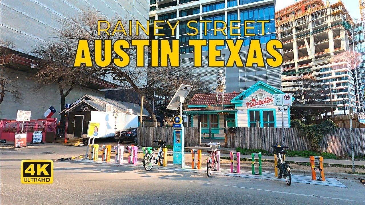 Walking Rainey Street, Austin Texas - January 2024