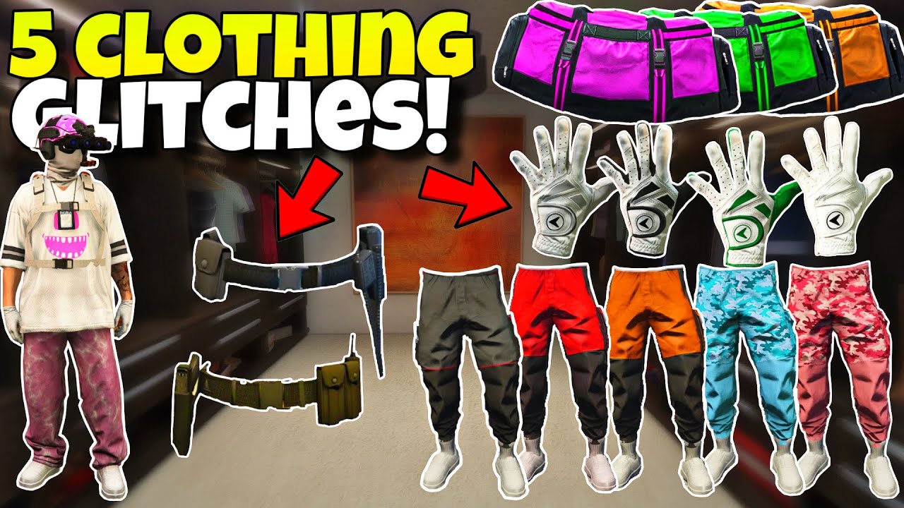 5 Easy Solo Clothing Glitches In GTA 5 Online!