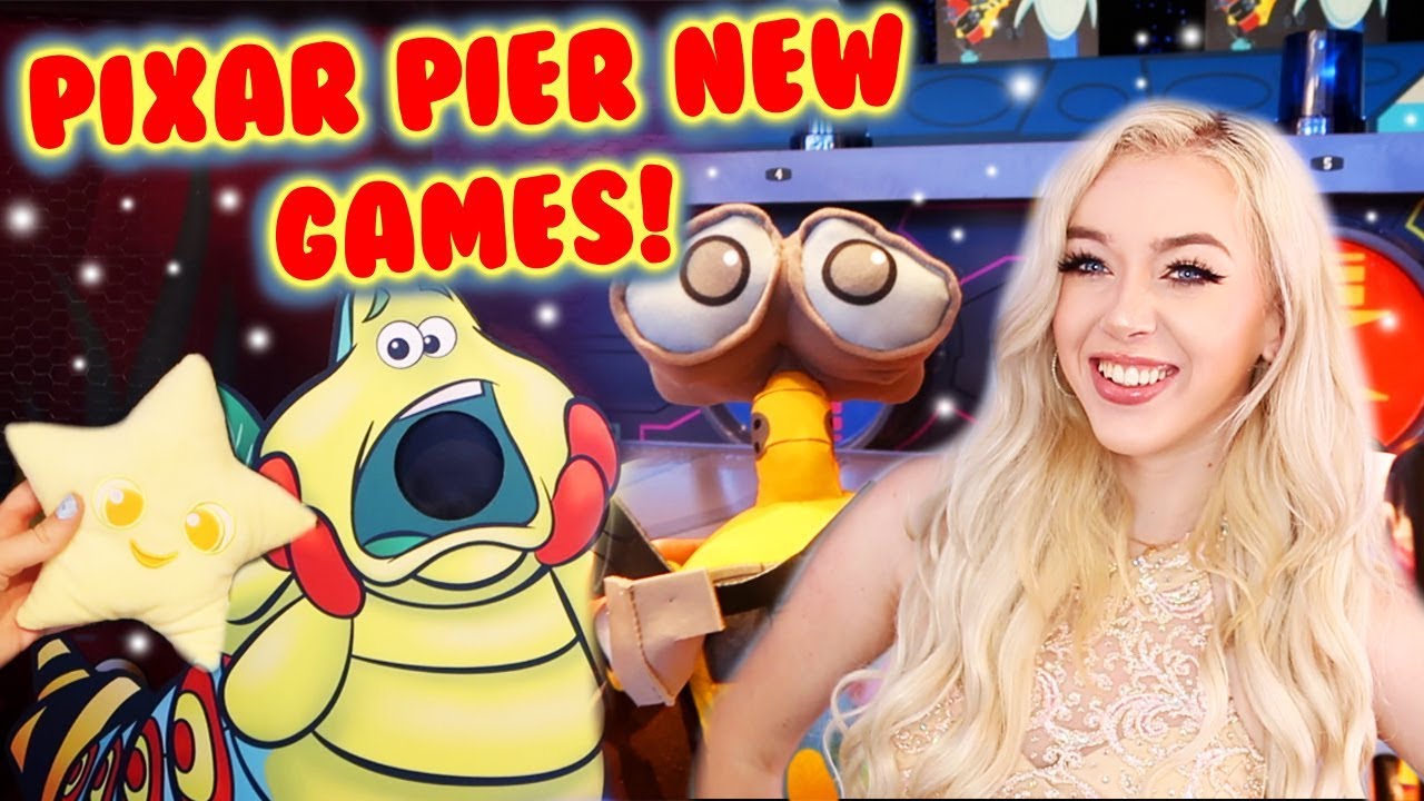 Winning The NEW Pixar Pier Carnival Games at Disneyland!