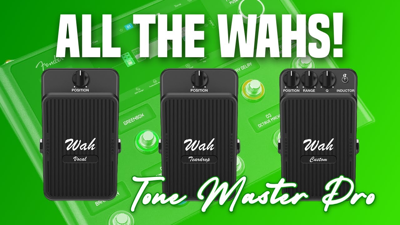 Все модели вау-эффектов на Fender Tone Master Pro (полная демонстрация + руководство по настройке)