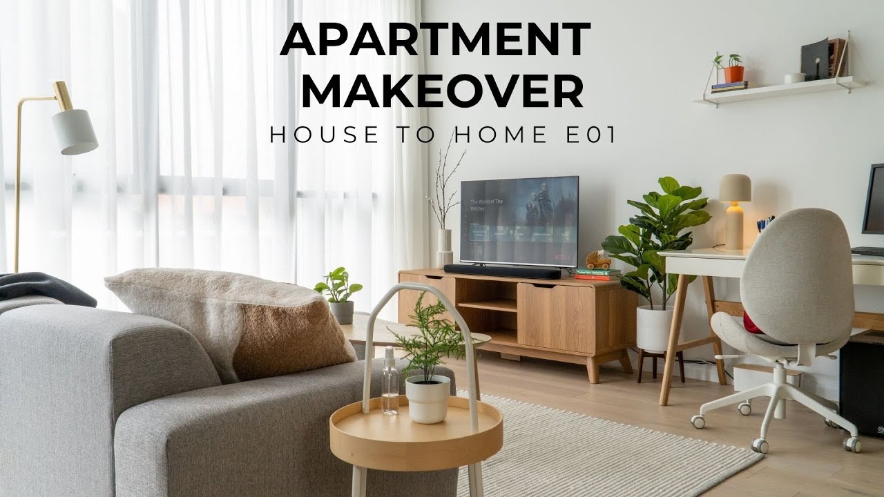 Small Apartment Makeover - Warm, Scandi-Style Home For A Registered Nurse | House To Home E01
