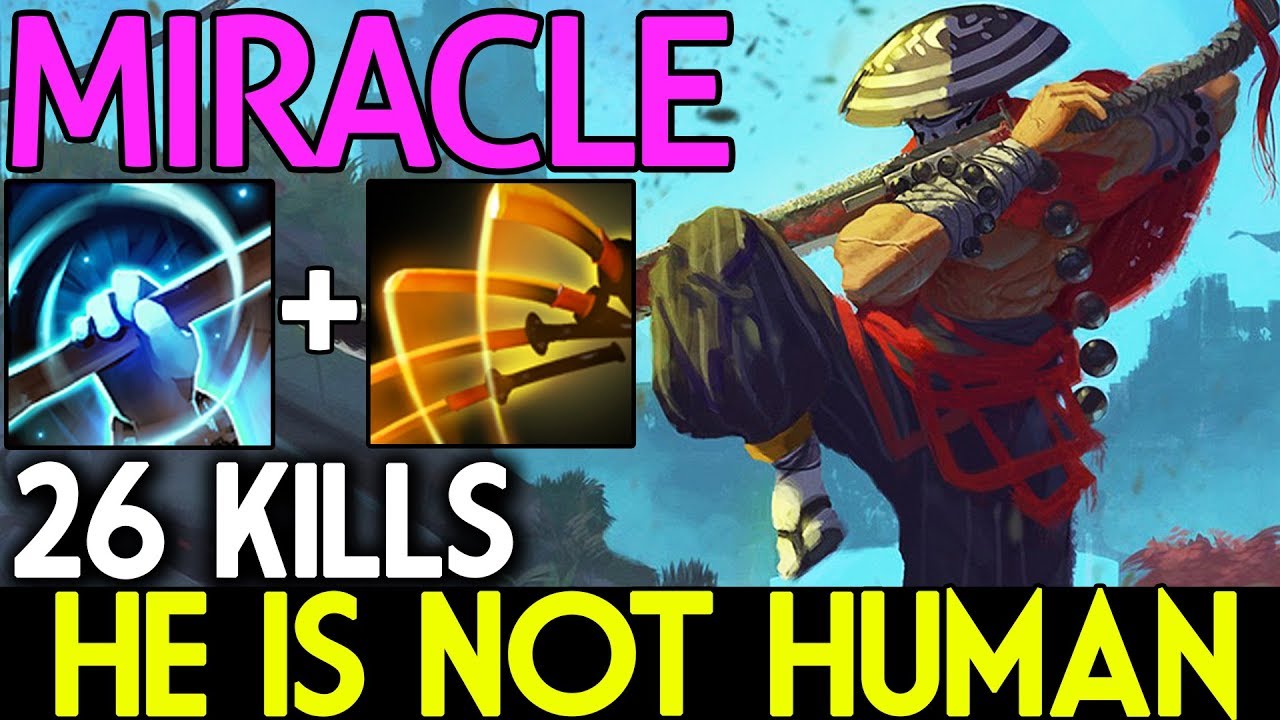 Miracle- Dota 2 [Juggernaut] IMBA Combo | He IS NOT HUMAN