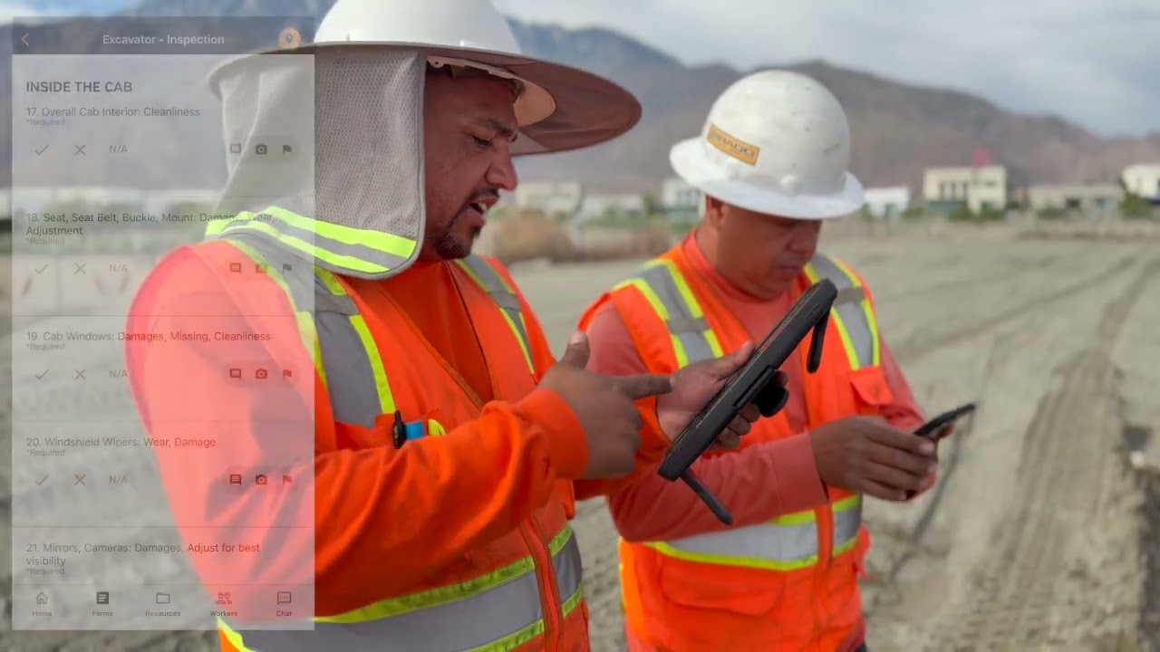 Excavator Inspection