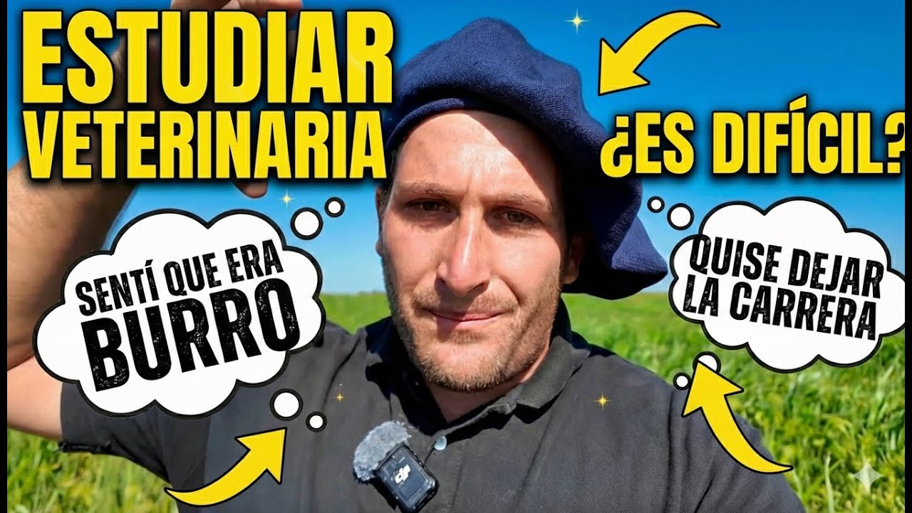 &iquest;Es DIFICIL estudiar VETERINARIA? Te digo lo que necesitas saber!
