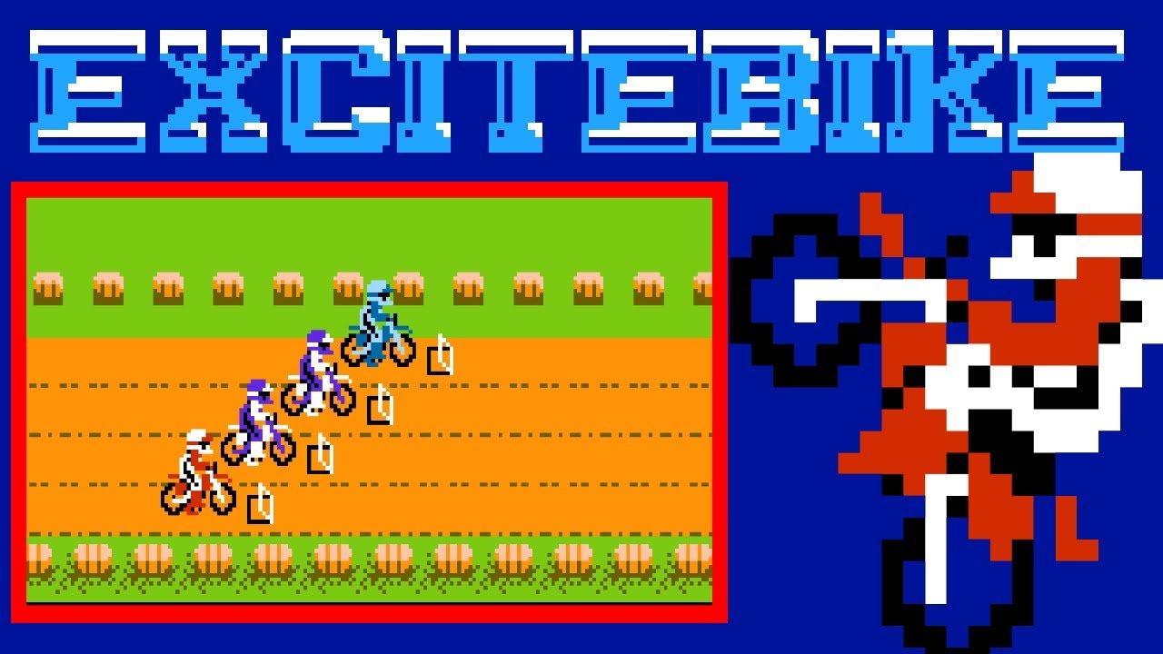 Excitebike (Famicom, 1984 / NES, 1985) — Full Mode Session | Selection A, Selection B & Design 🏍️🛠️🧱