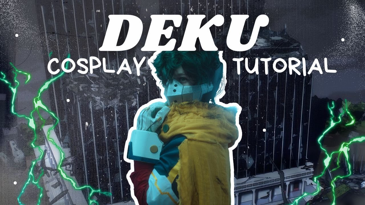 IZUKU MIDORIYA COSPLAY TUTORIAL ⋆｡°✩ | amateur cosplayer attempts *mostly* handmade cosplay