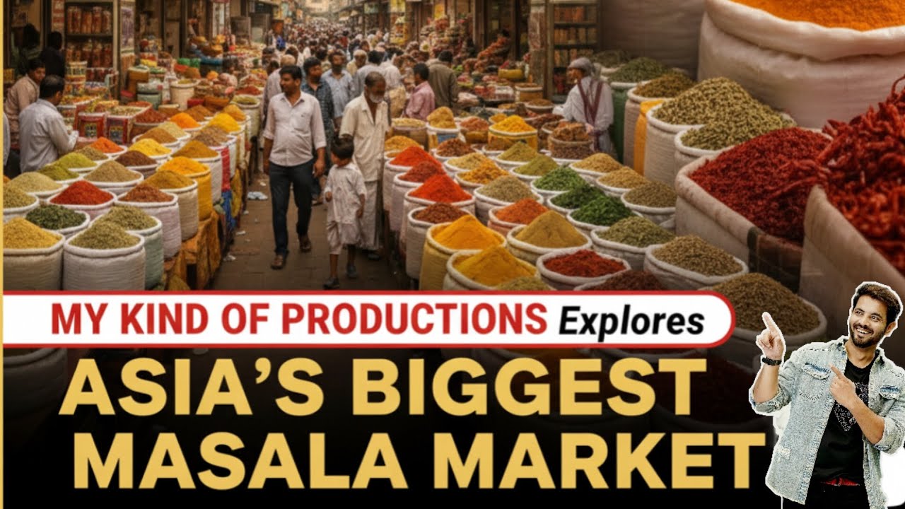 ASIA'S BIGGEST MASALA MARKET! 🤯 APMC Vashi Masala Market Tour | My Kind of Productions 