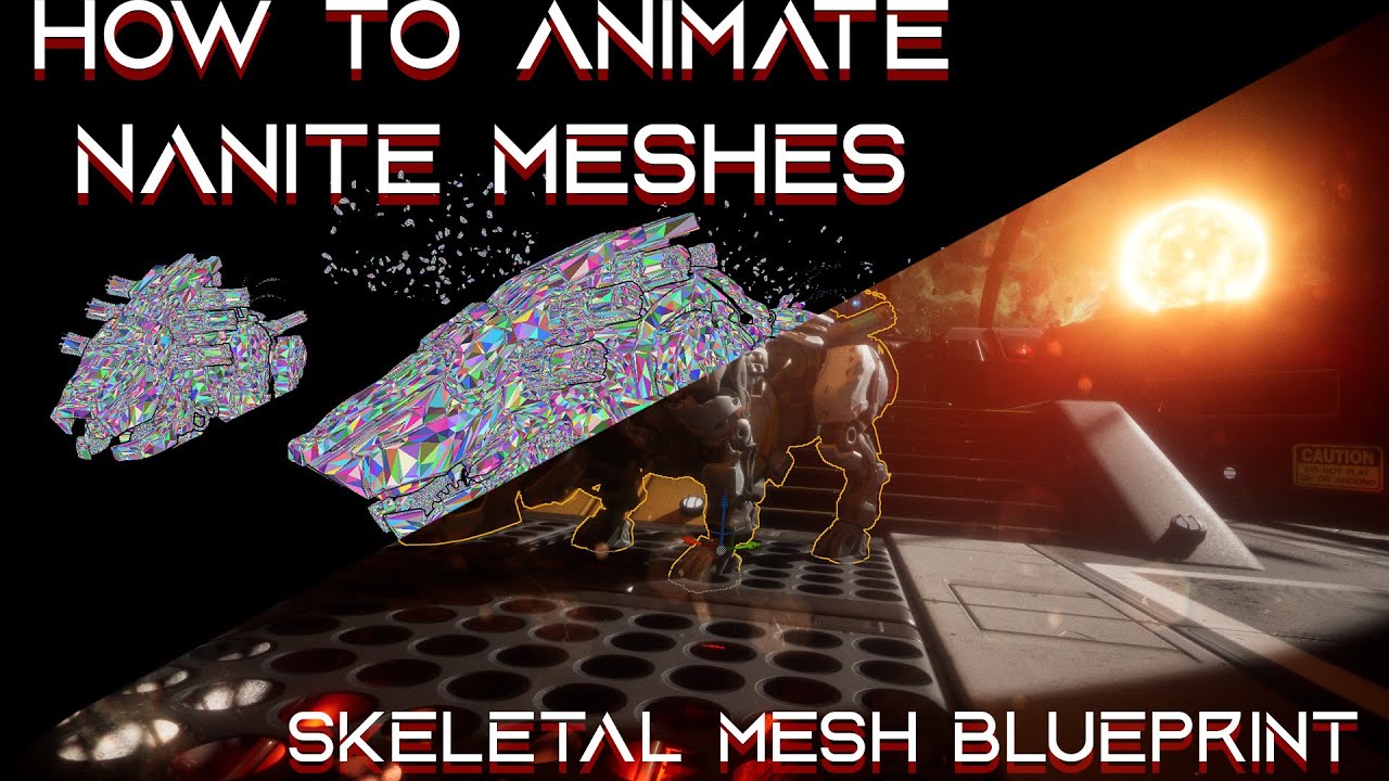 Unlocking the Impossible: Rigging and Animating Nanite Meshes in Unreal Engine 5