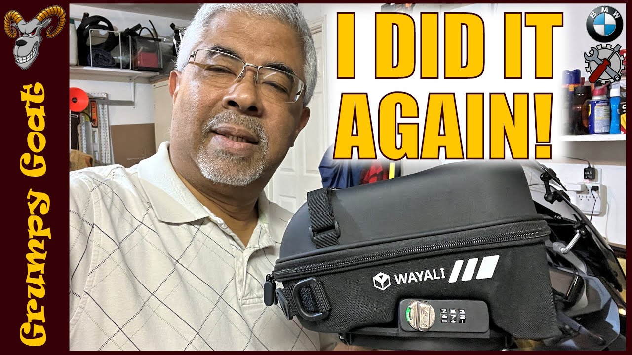 Third time a charm? First Look Review AliExpress Wayali Tankbag | Reset the passcode | BMW R1200RS