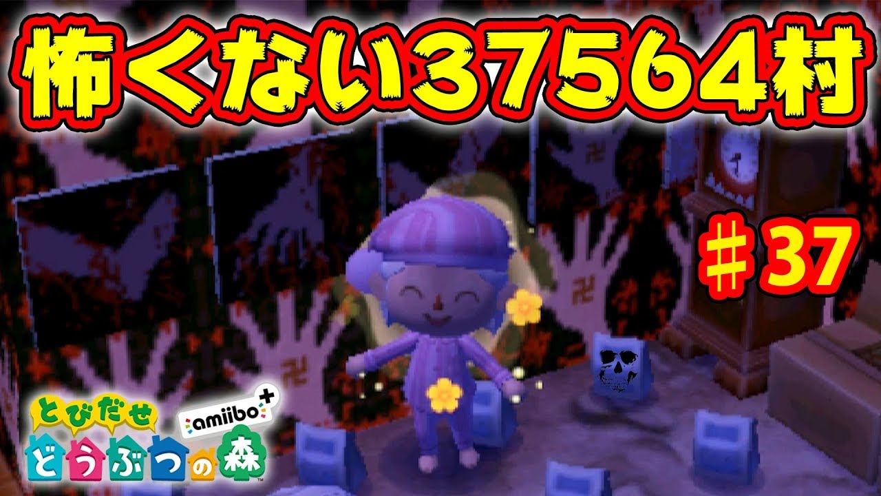 37564村vs怖いもの知らず＝ギャグ ♯37【とびだせどうぶつの森 実況プレイ】