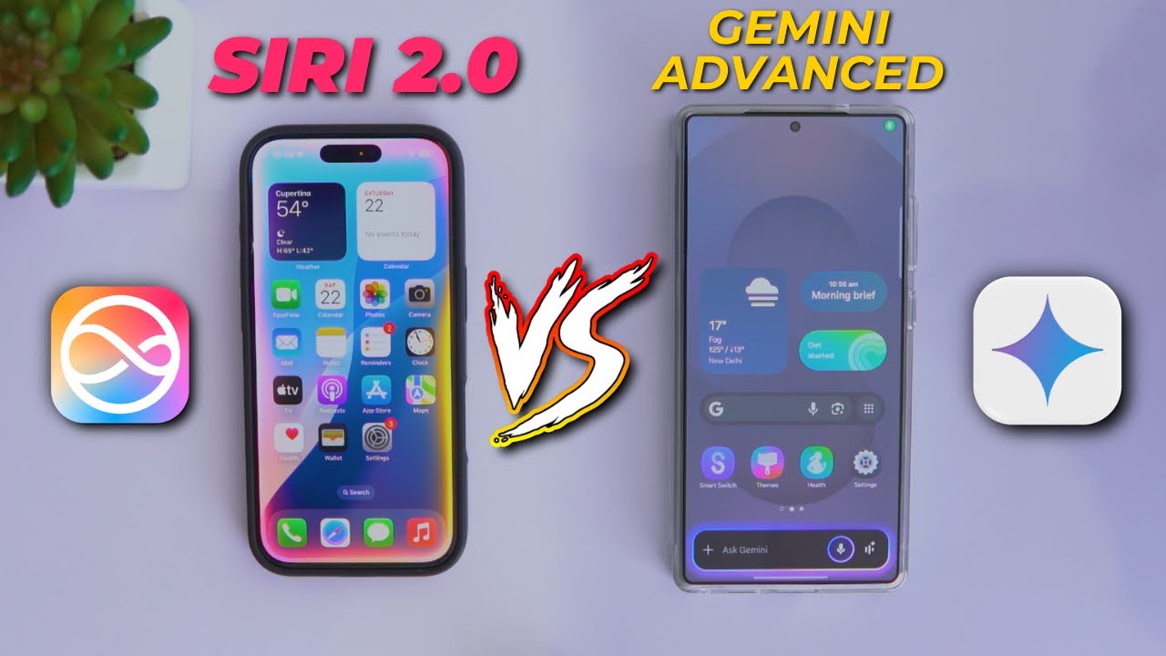Gemini Vs Apple Intelligence Siri: S25 Ultra Vs iPhone 16 Pro AI Voice Assistant Comparison