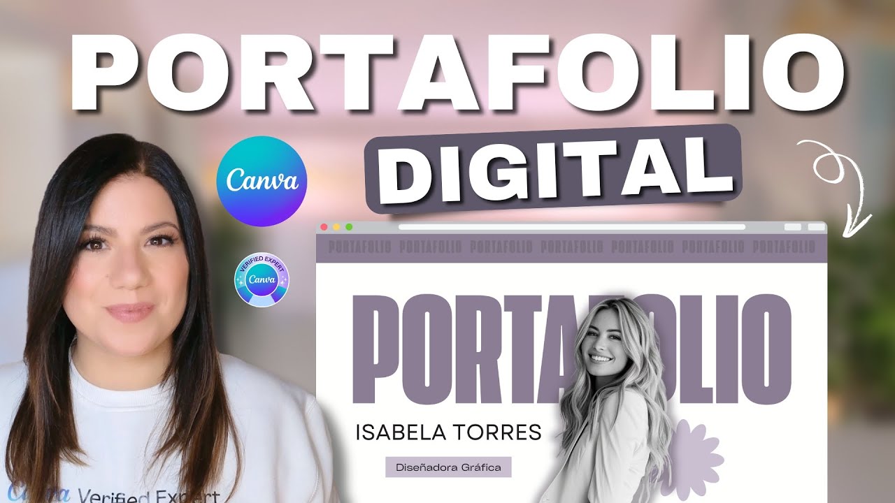 Cómo CREAR tu PORTAFOLIO WEB en Canva  🌟 Paso a paso
