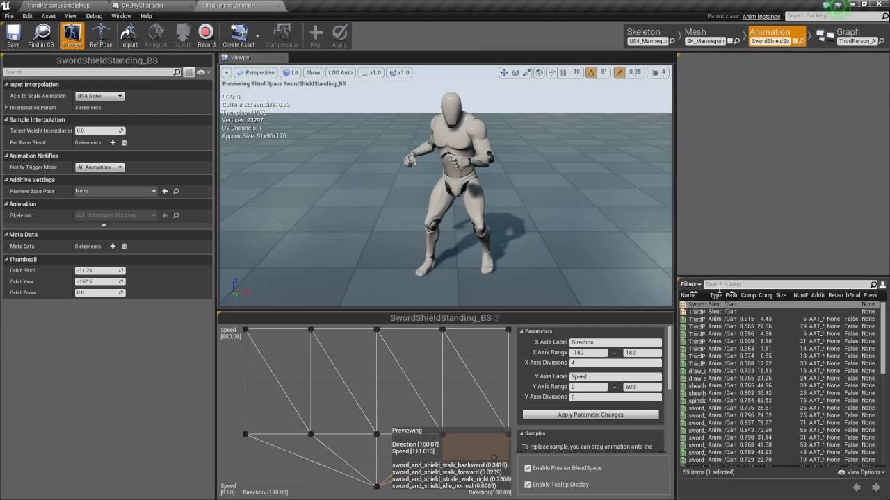 Unreal Engine 4 - Adding Animations - Combo Attacks/Attacking (Part 28)