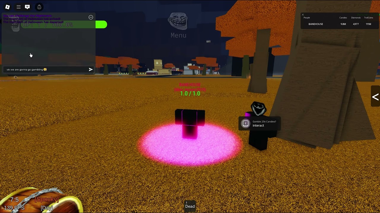 Gambling away 10 million candy in Unfamiliar universe incident