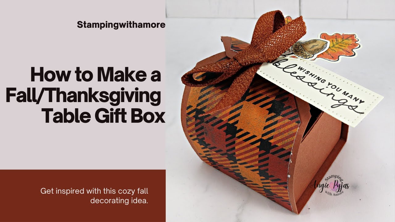 Elevate your Thanksgiving table with a breathtaking DIY Fall Treat Box #treatbox #diy #fallcrafts