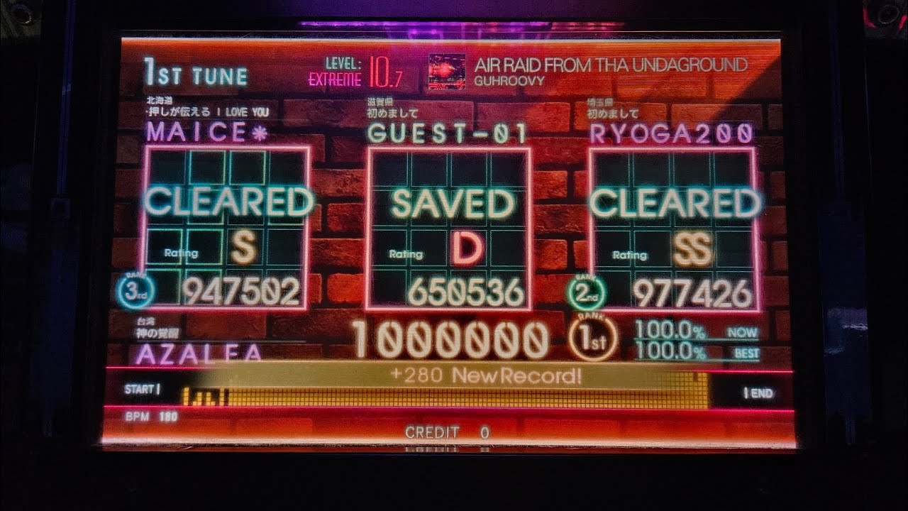 【jubeat b/t Ave.】AIR RAID FROM THA UNDAGROUND [EXT]-EXC