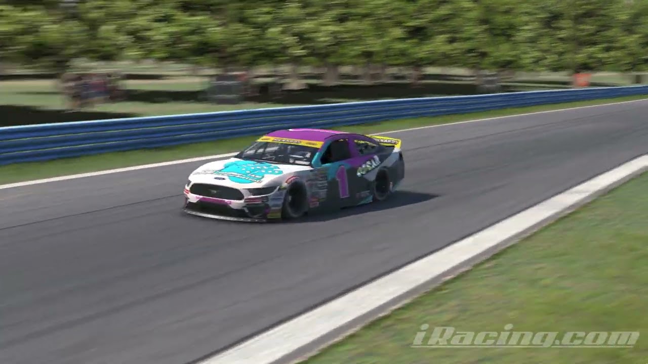 iRacing - ARCA Ford Mustang - Watkins Glen Race Lap External Cams