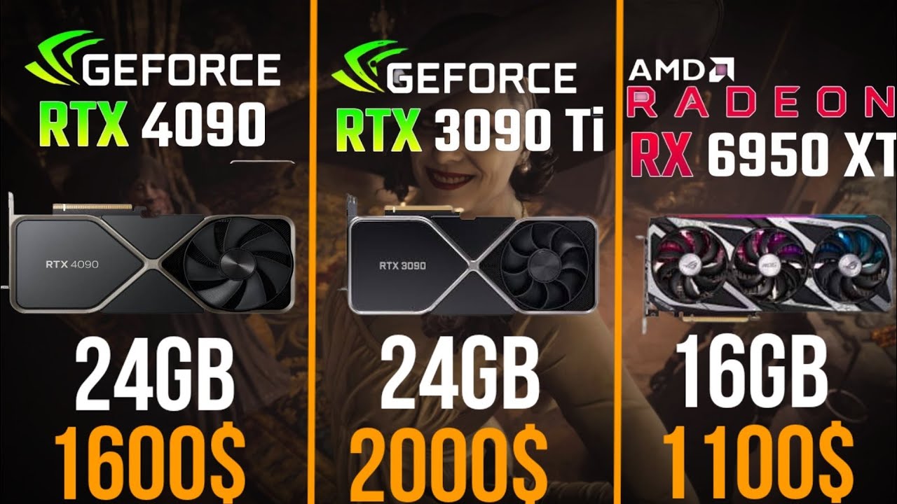 RTX 4090 VS RTX 3090 TI VS RX 6950 XT 1440p +R9 5950X &ndash; Which One is the BEST GAMING GPU in 2023?