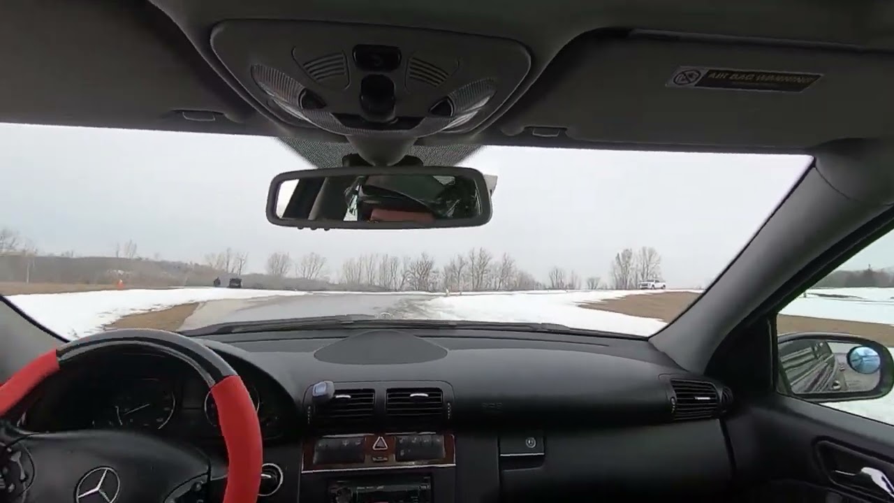 Final Winter Autocross at Road America FVSCC - Mercedes C280 4Matic