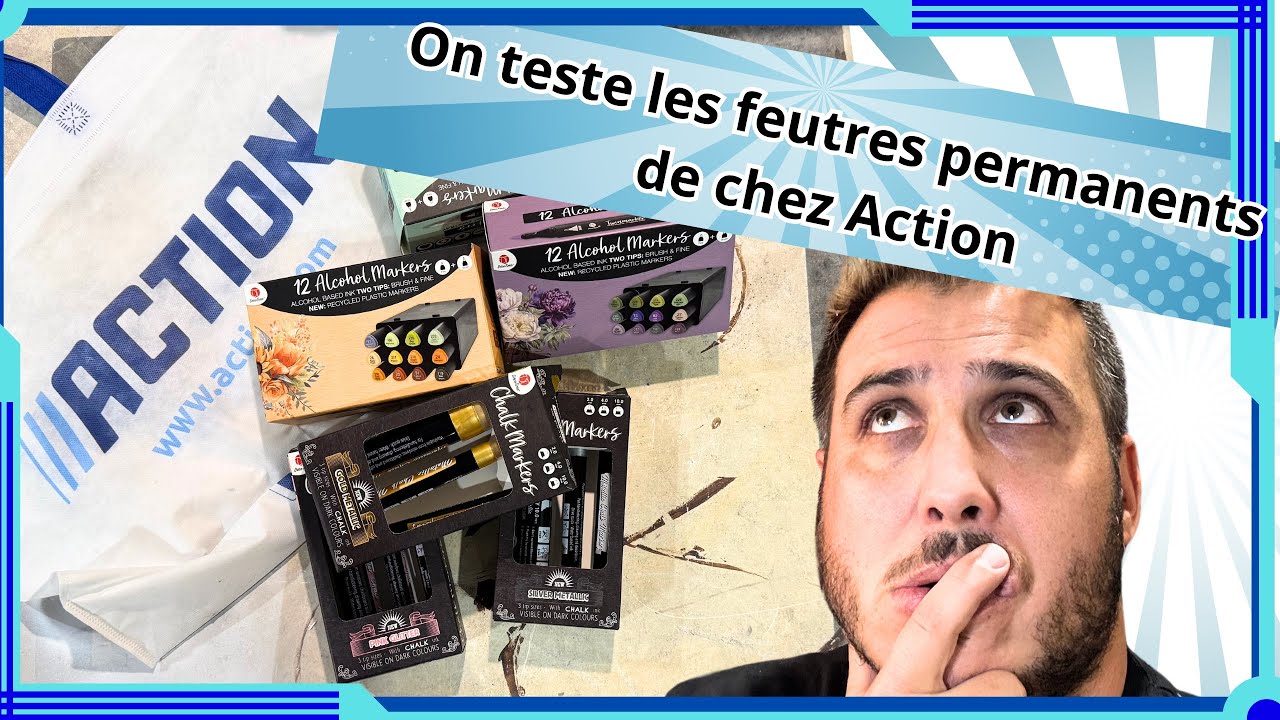 On teste les feutres permanents de chez Action pour nos impressions 3D!