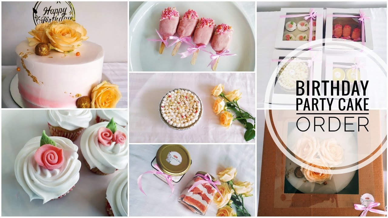 birthday party cake order|tresleches|jar cake|black forest|cupcake|cakesicles