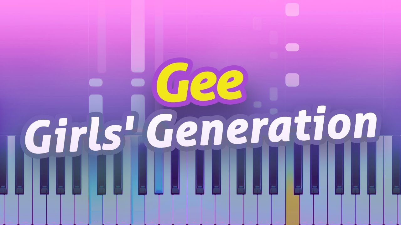 Girls' Generation (소녀시대) - Gee - Piano Instrumental TUTORIAL by Piano Fun Play