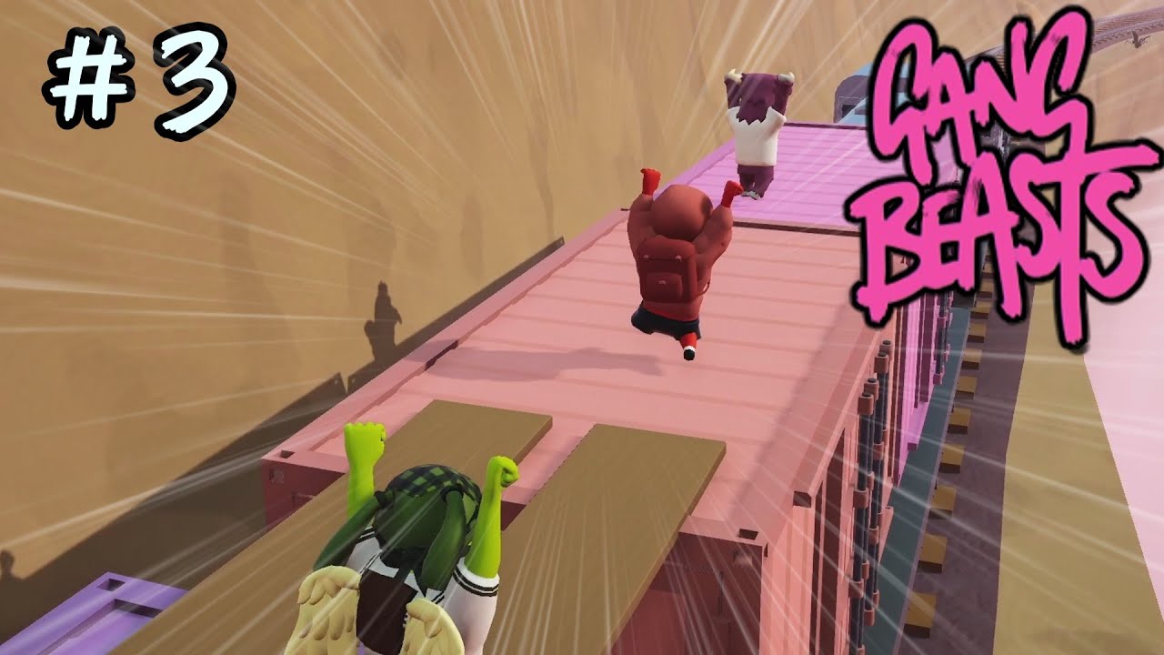 【Gang Beasts】伝説の腹筋崩壊ゲーム＃3【ゆっくり実況】