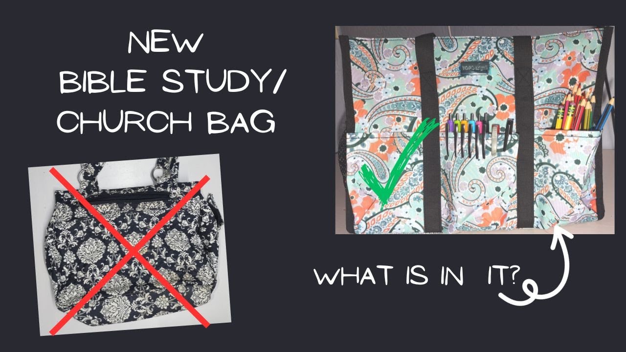 What is in my Bible Study | Church Bag | New Bag!
