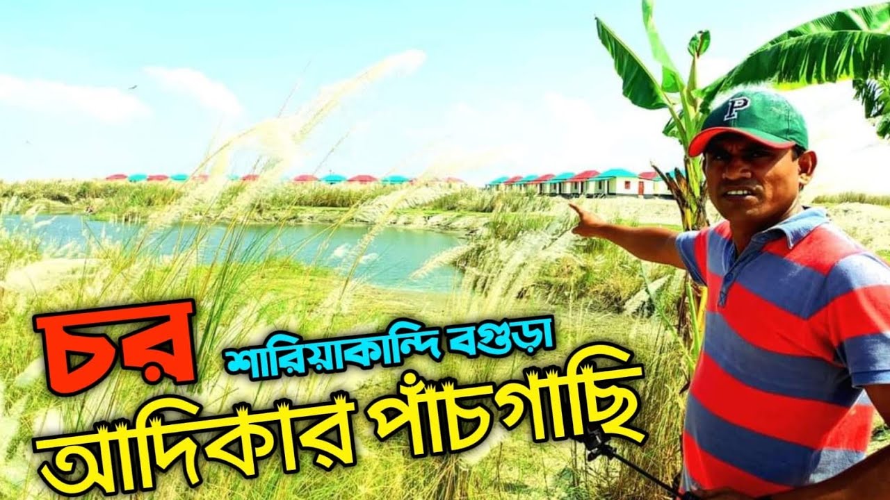 যমুনার বুকে গড়ে ওঠা পাঁচগাছি চরের মানুষের জীবনের সুখ দুঃখ। Char.