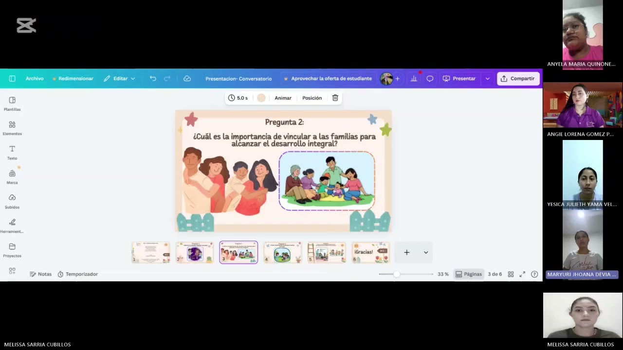 Conversatorio sobre la alianza familia-escuela