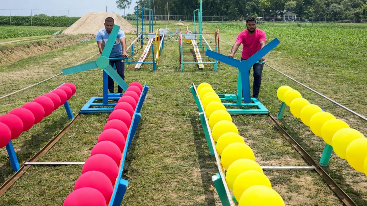 Balloon Bursting Game With Fan