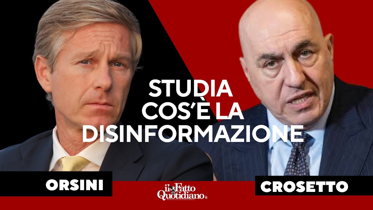 Orsini attacca duramente Crosetto: "Nelle parole di Zacharova non c'è disinformazione. Studia!"