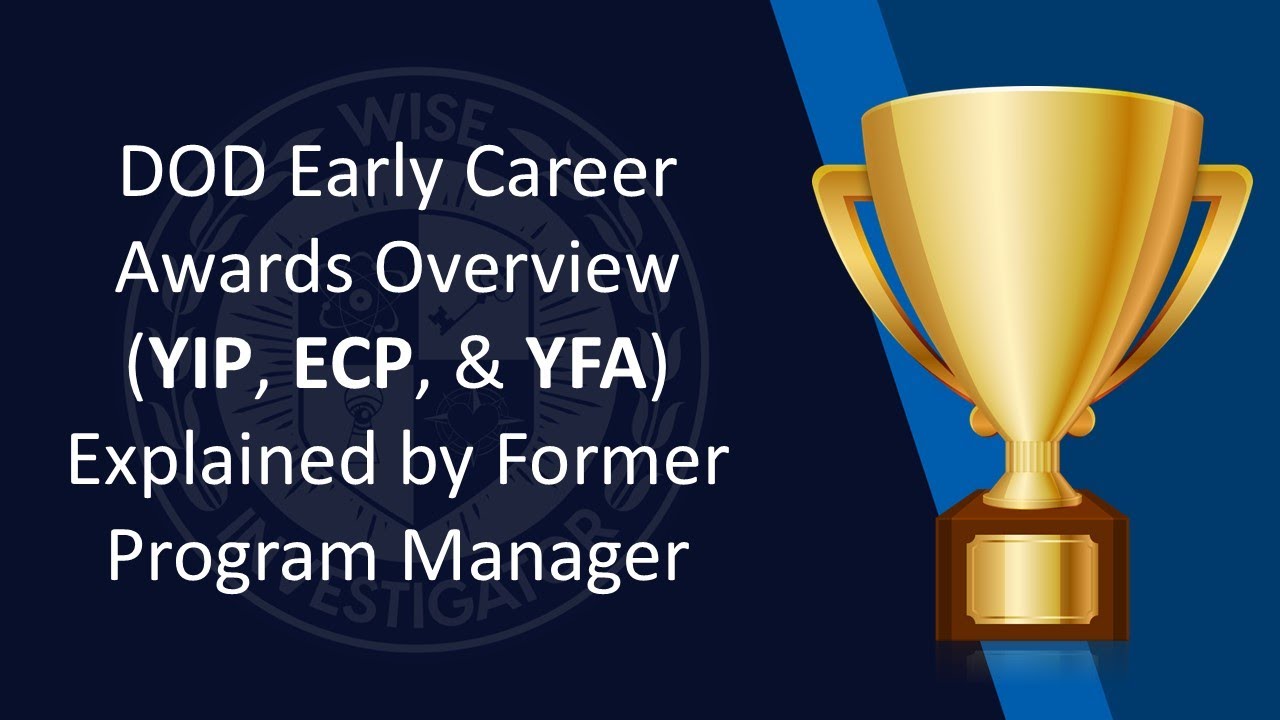 Department of Defense (DOD) Early Career Awards for Faculty Researchers