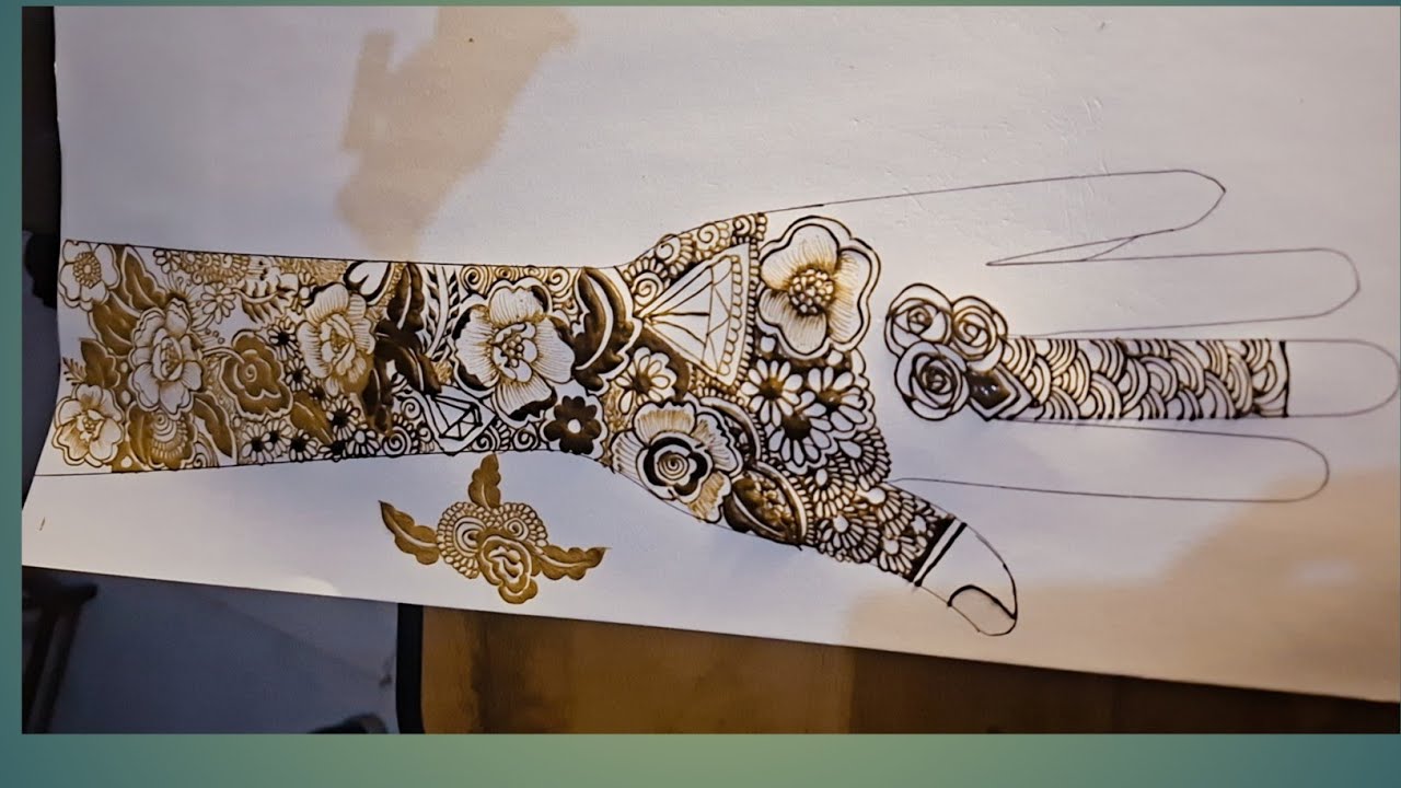 New Bridal mehndi design #mehndi #trending #henna #hennatatto #art 