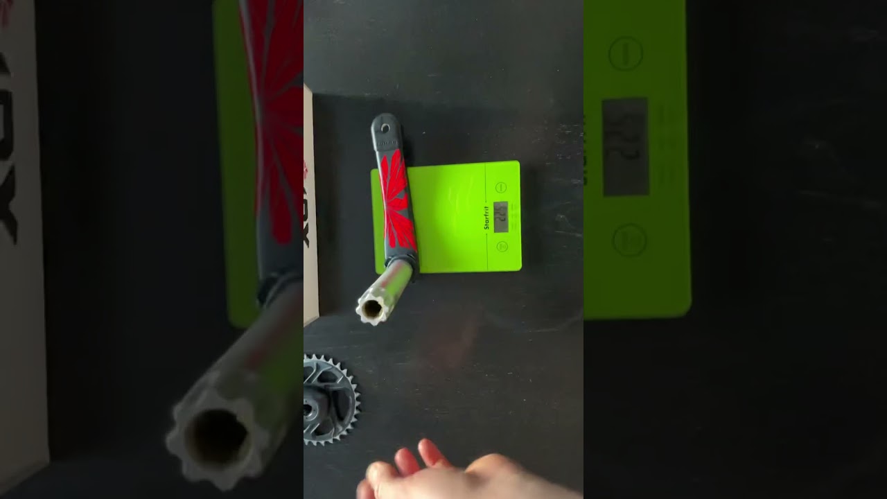 Sram X01 crankset unboxing and weight