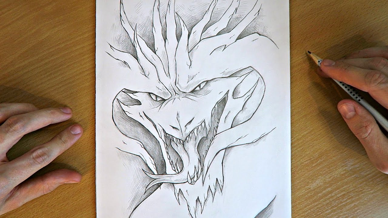 How to Draw an Epic Dragon | Step by Step Fantasy Art Drawing Tutorial 🐉