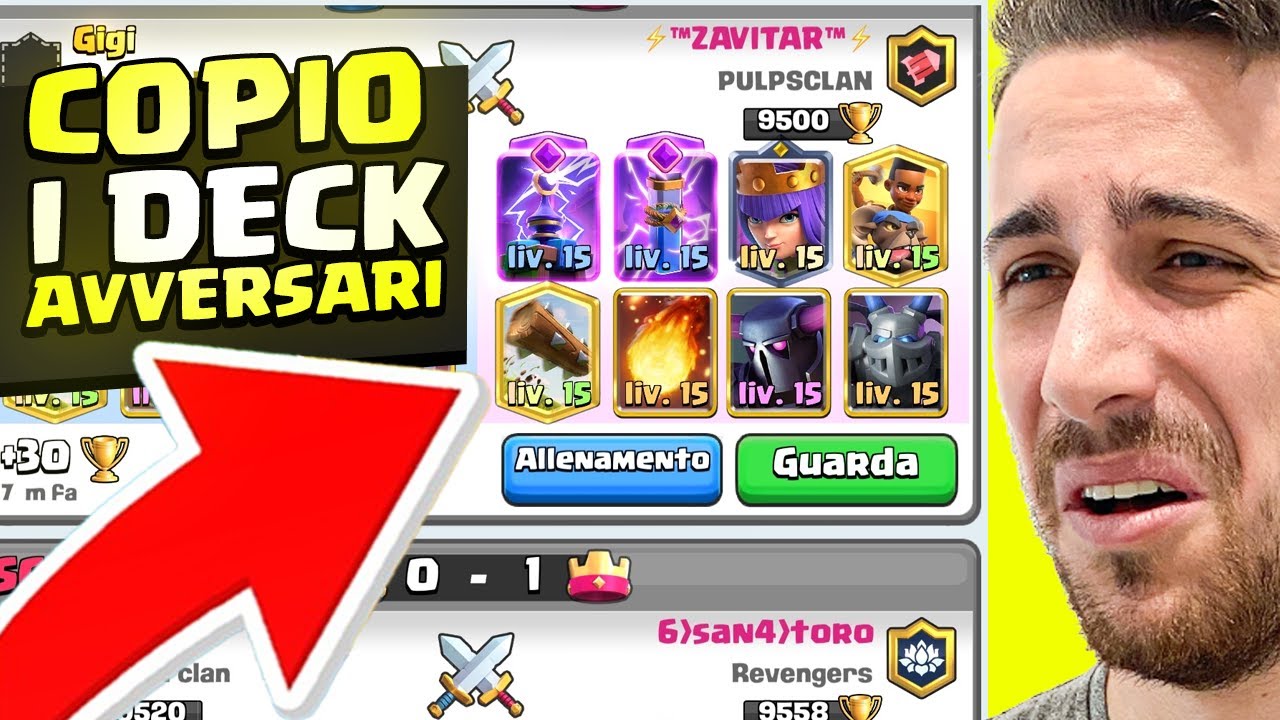 COPIO il Deck del Mio Avversario ad Ogni PARTITA! Clash Royale ITA!