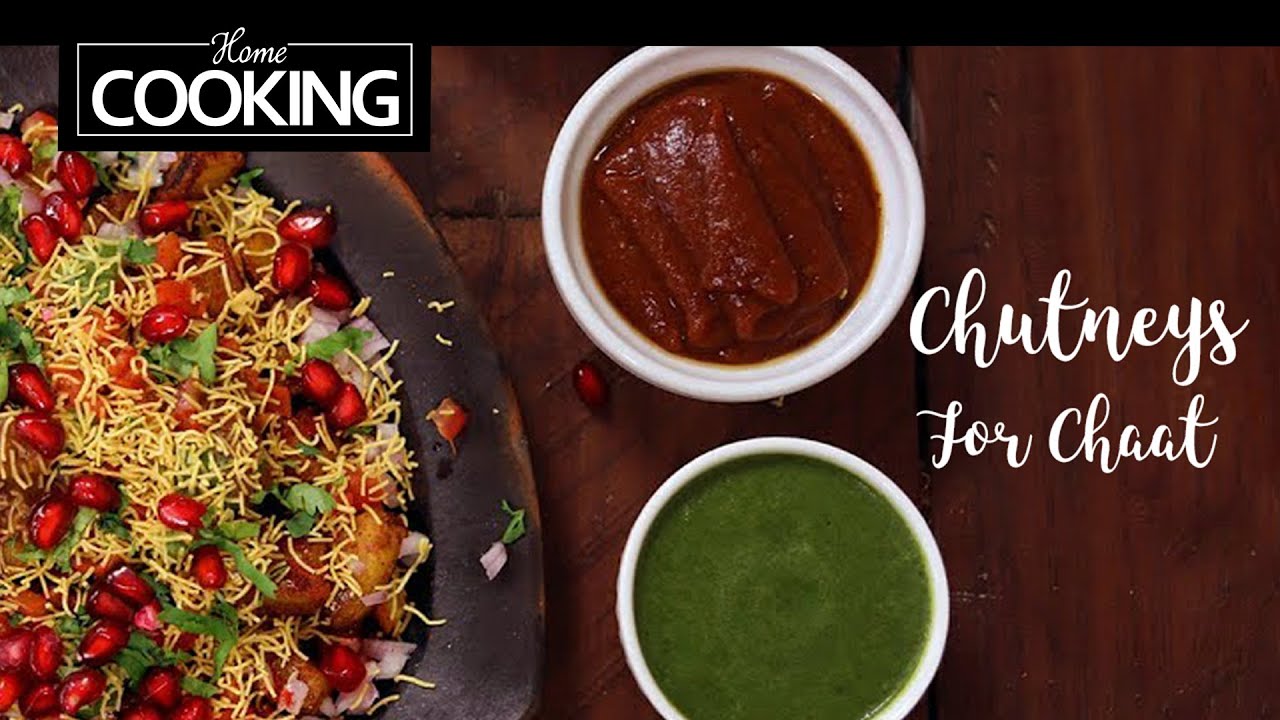 Chutneys For Chaat | Date & Tamarind Chutney | Mint & Coriander Chutney | Chaat Chutneys
