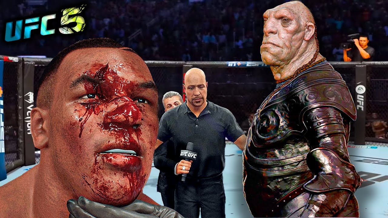Graph Olaf vs. Mike Tyson (EA sports UFC 5) - rematch