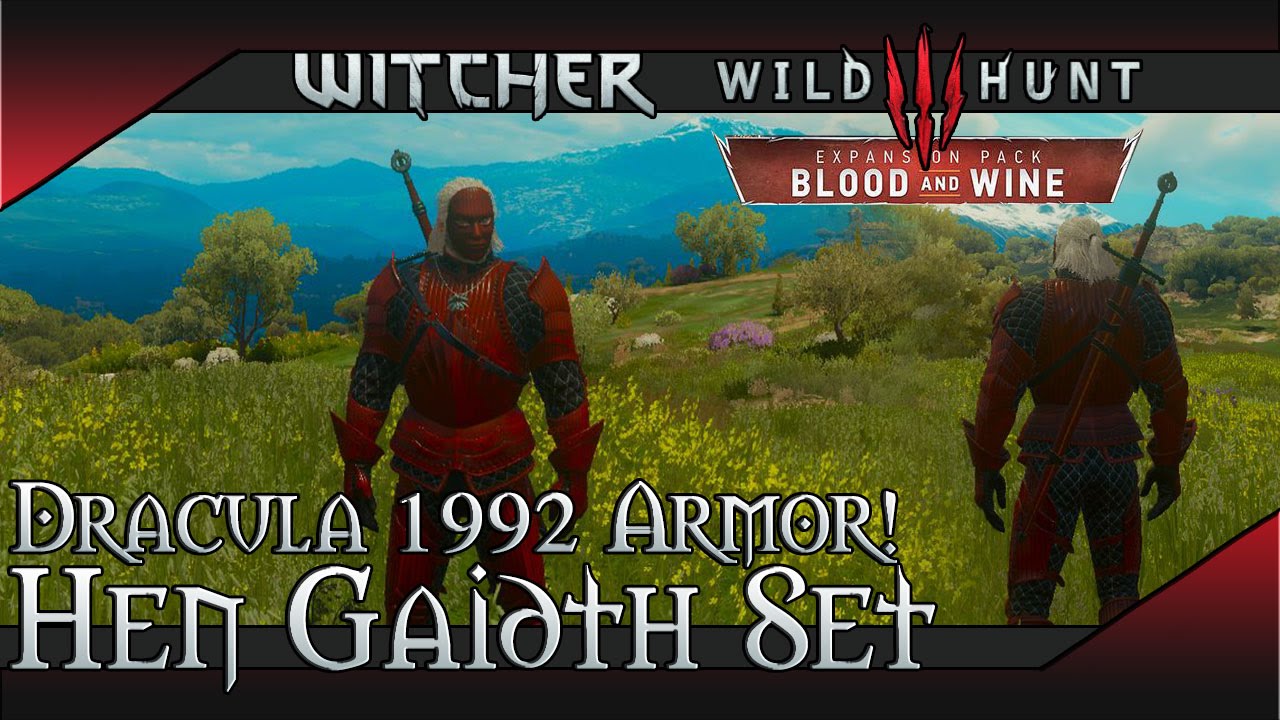 Witcher 3: Blood and Wine - Hen Gaidth Full Set Location & Showcase (Dracula 1992 Easter Egg)