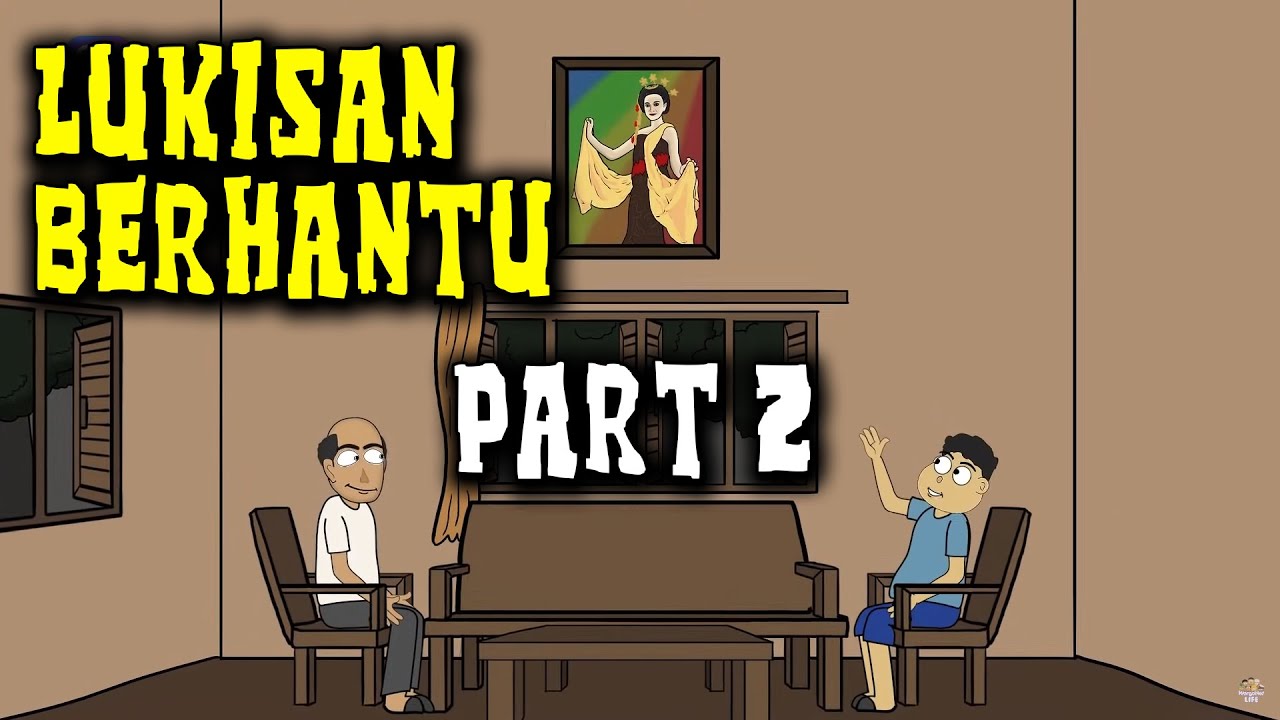 Misteri Lukisan Berhantu (Part 2) | Animasi Horor Kartun Lucu | Warganet Life