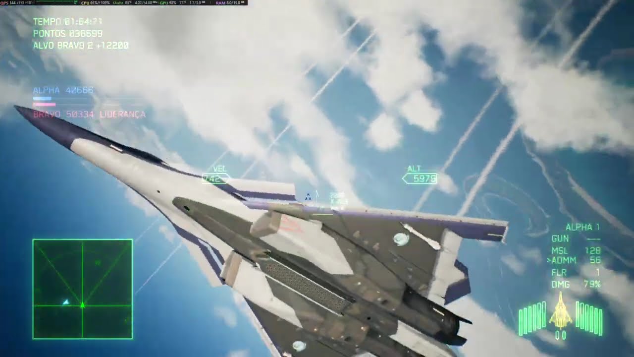 Ace Combat 7 - CFA-44 Nosferatu (Team Deathmatch)