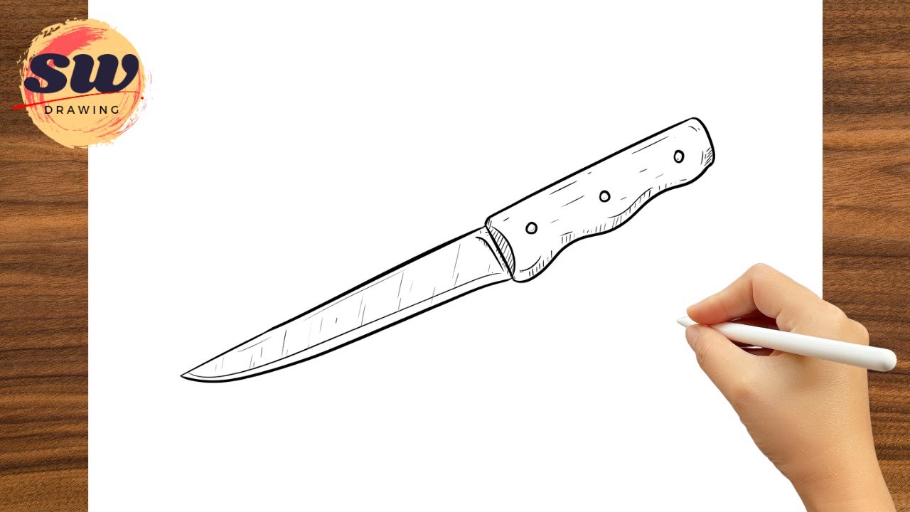 How to Draw Paring Knife