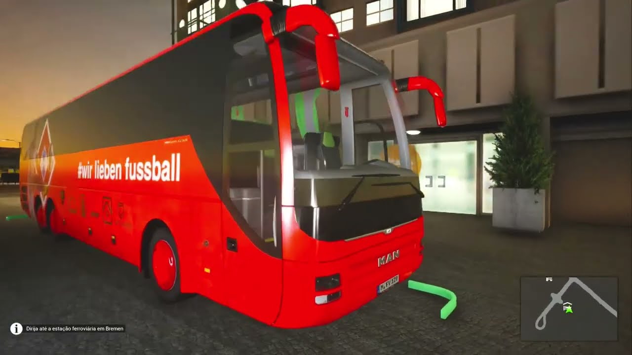 Fernbus Simulator  Football Team Bus | Bremen
