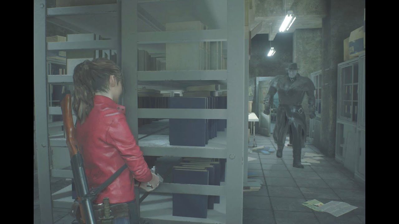 Resident Evil 2 remake - Claire Undamaged Goods run, Part 1 - Get damaged less than 5 times!