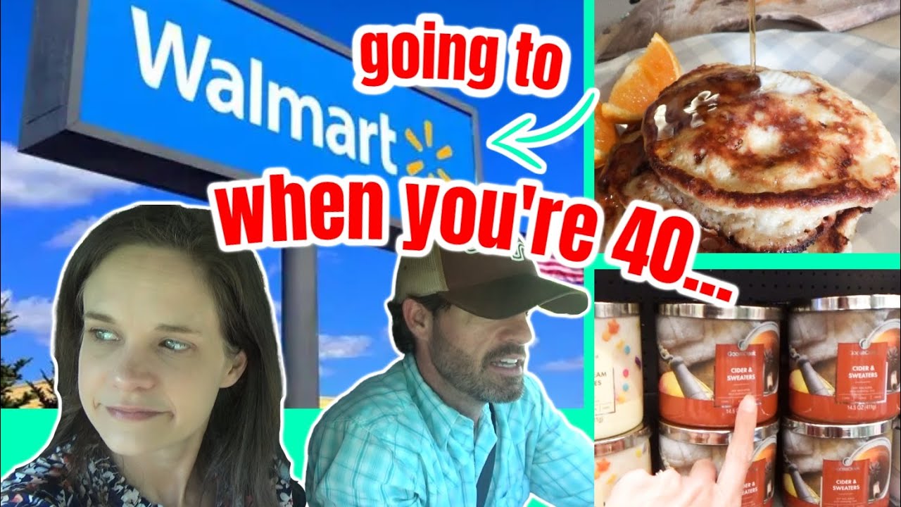 This gets PERSONAL...😳 40-year-olds Shopping in Walmart & Honey Orange Farmhouse Pancakes🥞