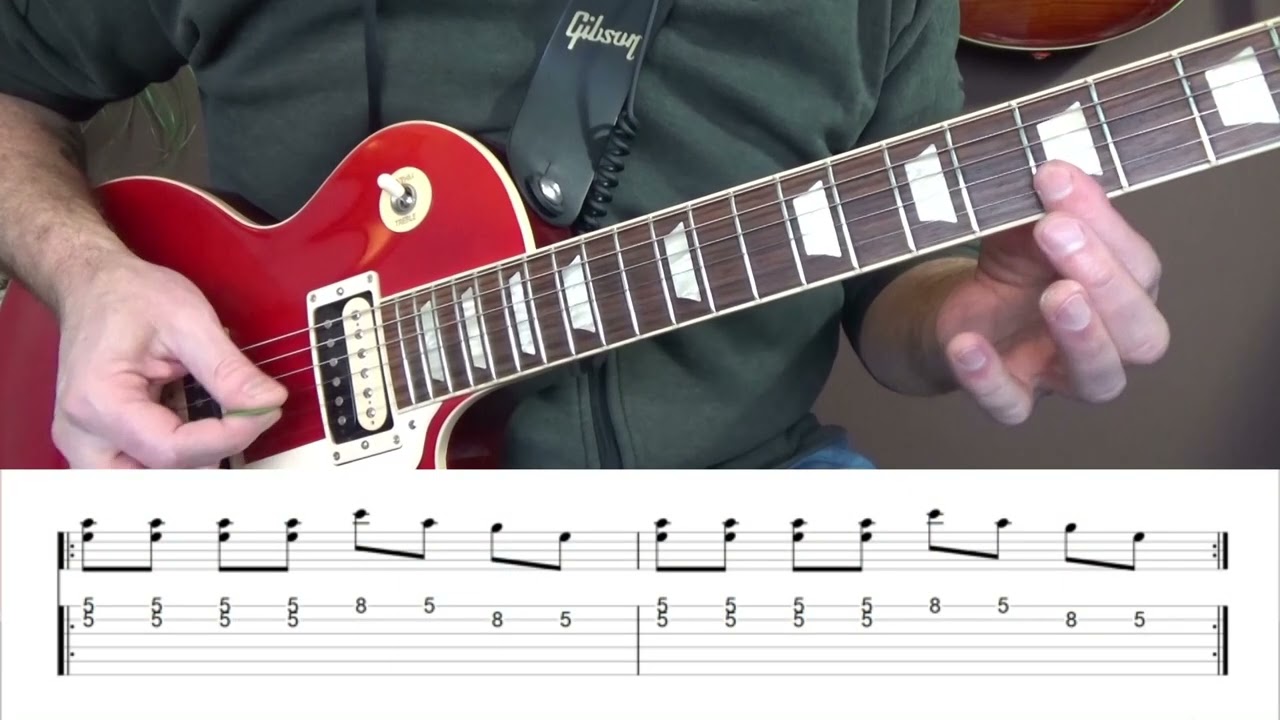 Guitar Beginner Blues Licks in A - part 2