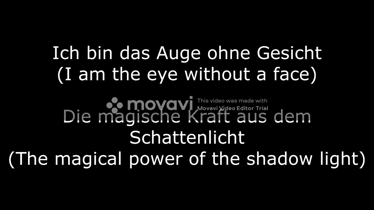 E Nomine - Carpe Noctem (Lyrics on Screen)